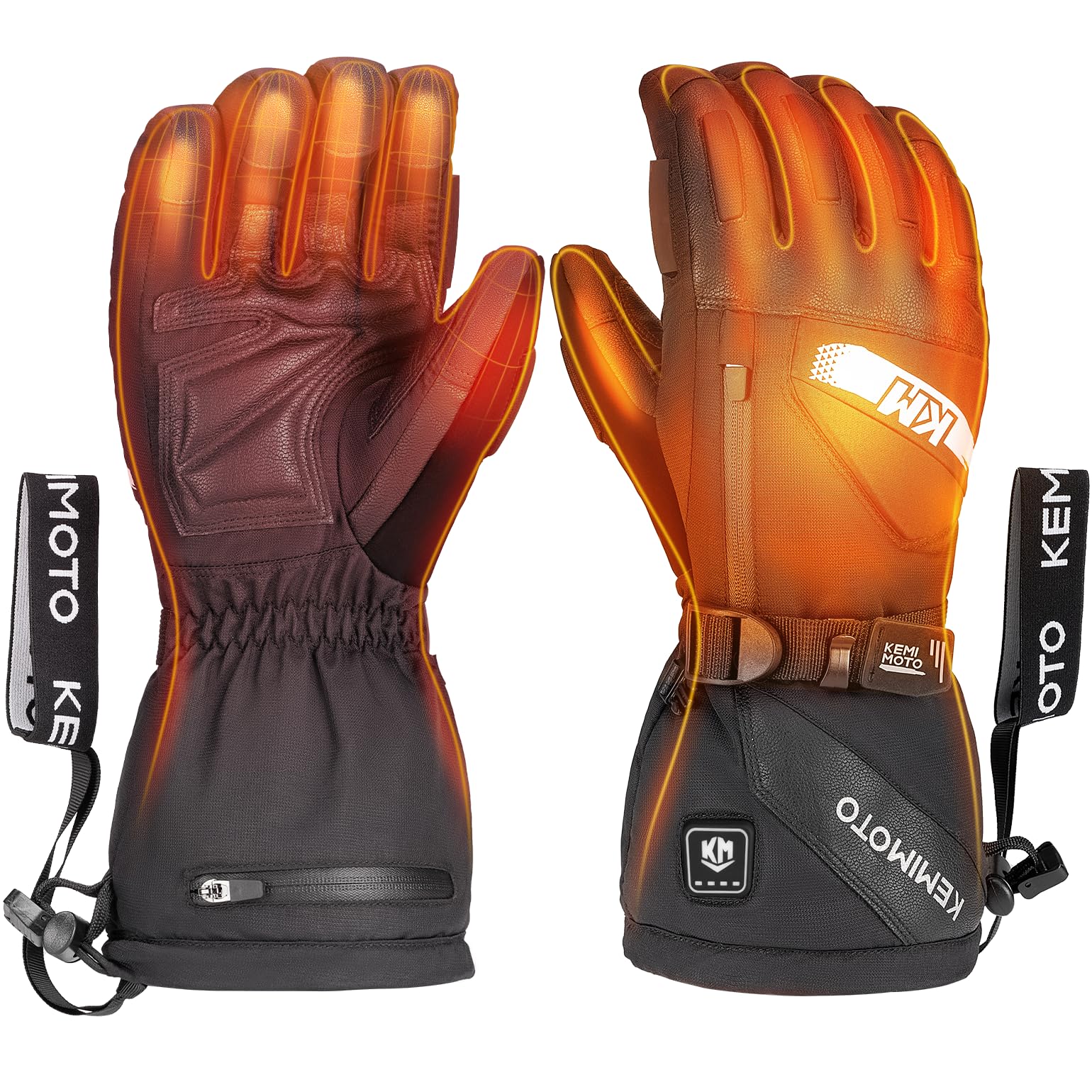 ⭐︎ Amazon.co.jp: 【usb給電・残量表示】KEMIMOTO 電熱グローブ バイク